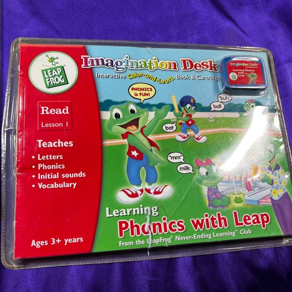 NEW📌Leap Pad Leap Start Pre-Reading  A Time Preschool K to 5 & Imagination Desk - Picture 3 of 12